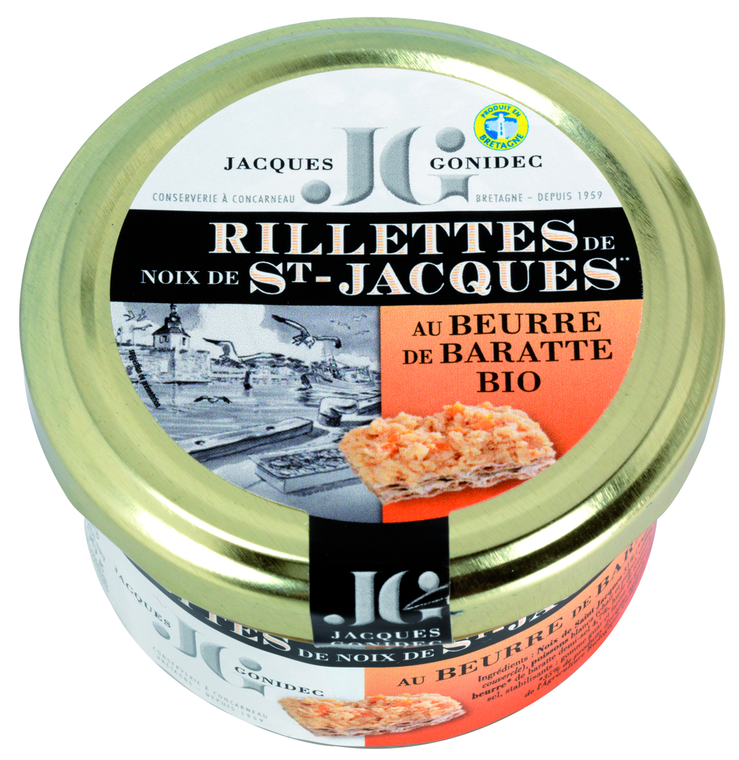 Jacques Gonidec Rillettes de saint jacques 90g - 3029
